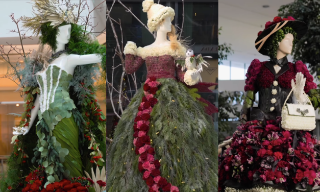 Vive la magia de las Fleurs de Villes NOËL en el Centre Eaton Montréal