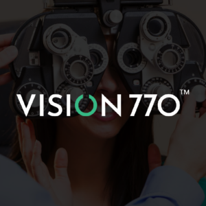 logotipo de la optica vision 770 en montreal