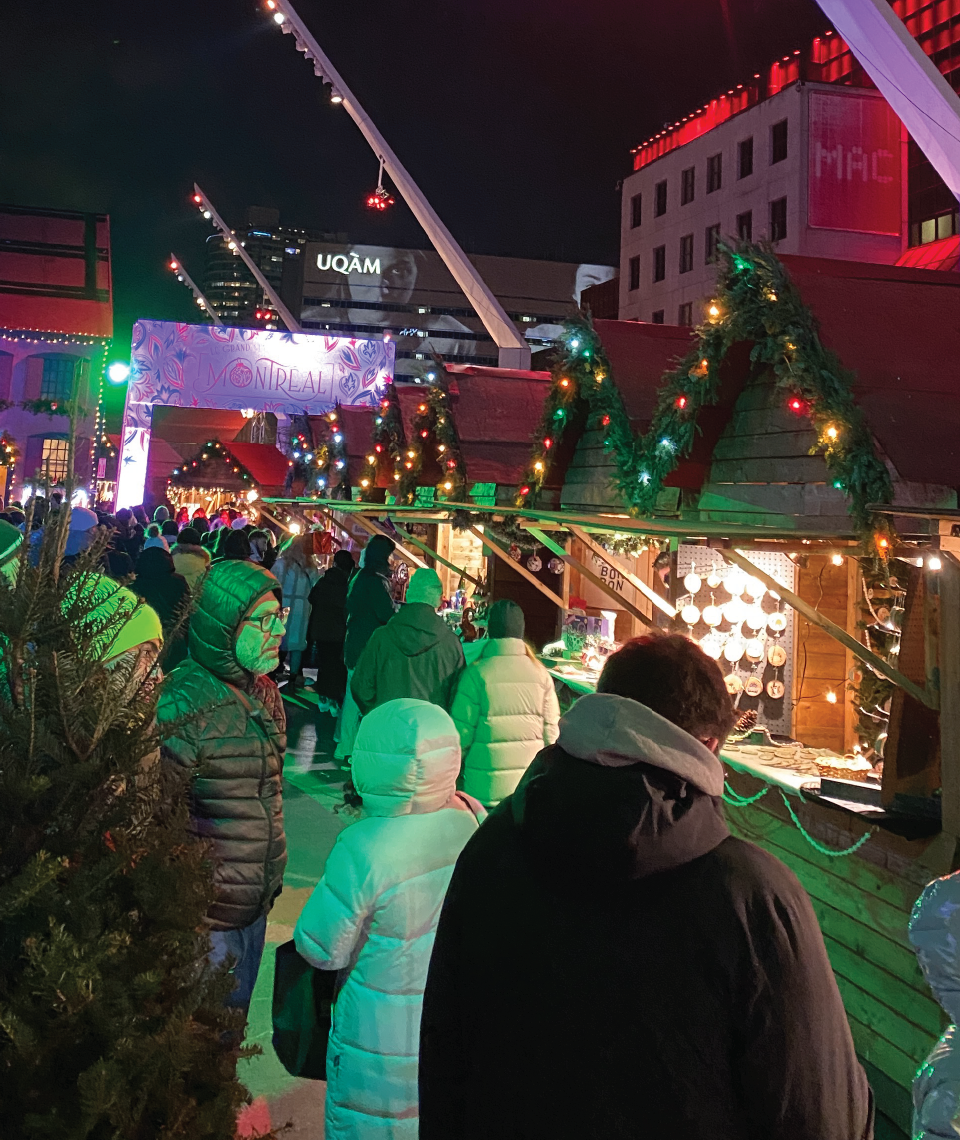 mercados navideños instalados en montreal en la temporada de invierno