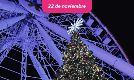 Encendido del árbol navideño en La Grande Roue de Montréal